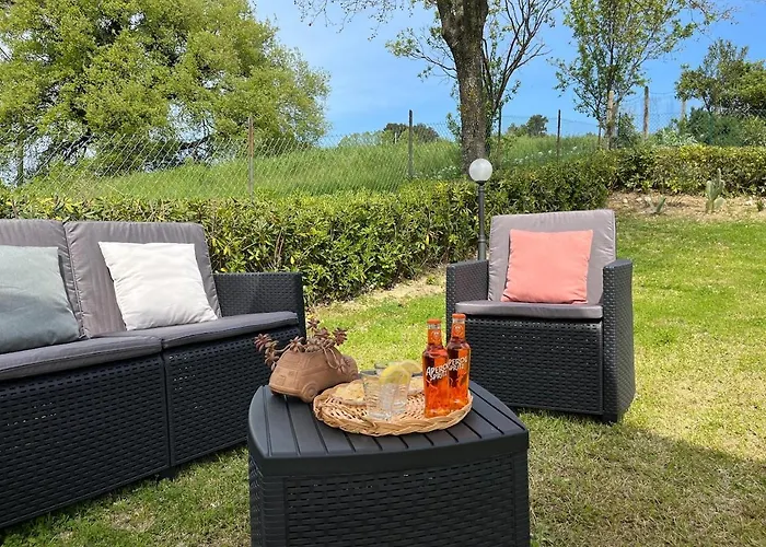 Attico Panoramico Tra E Mare Con Giardino Deluxe * פסארו